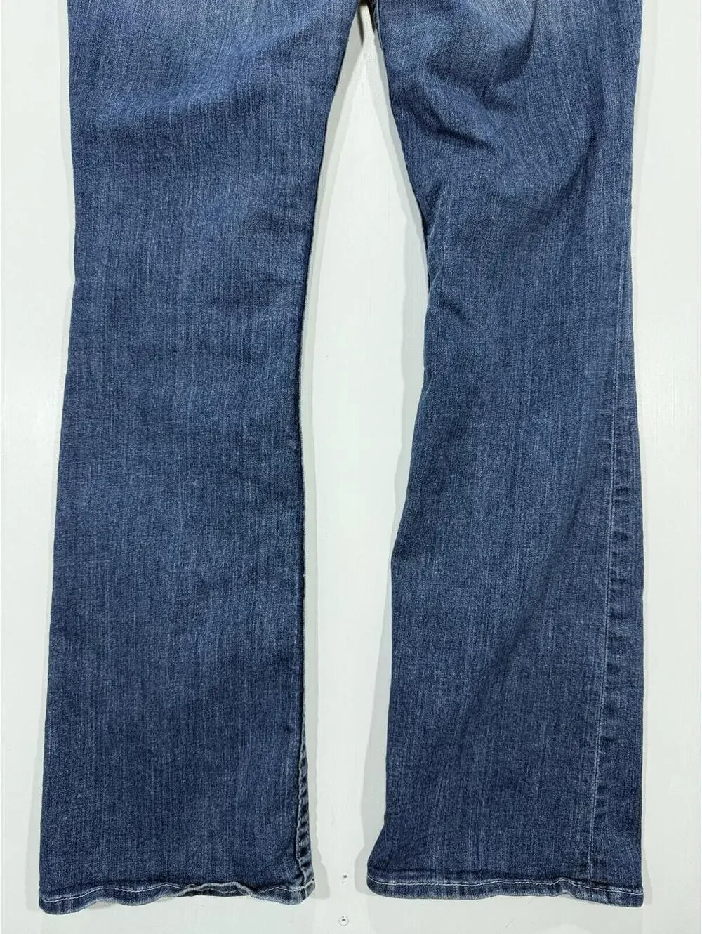 True Religion Jeans Mens 31 Boot Cut World Tour Blue Stretch Denim Made USA